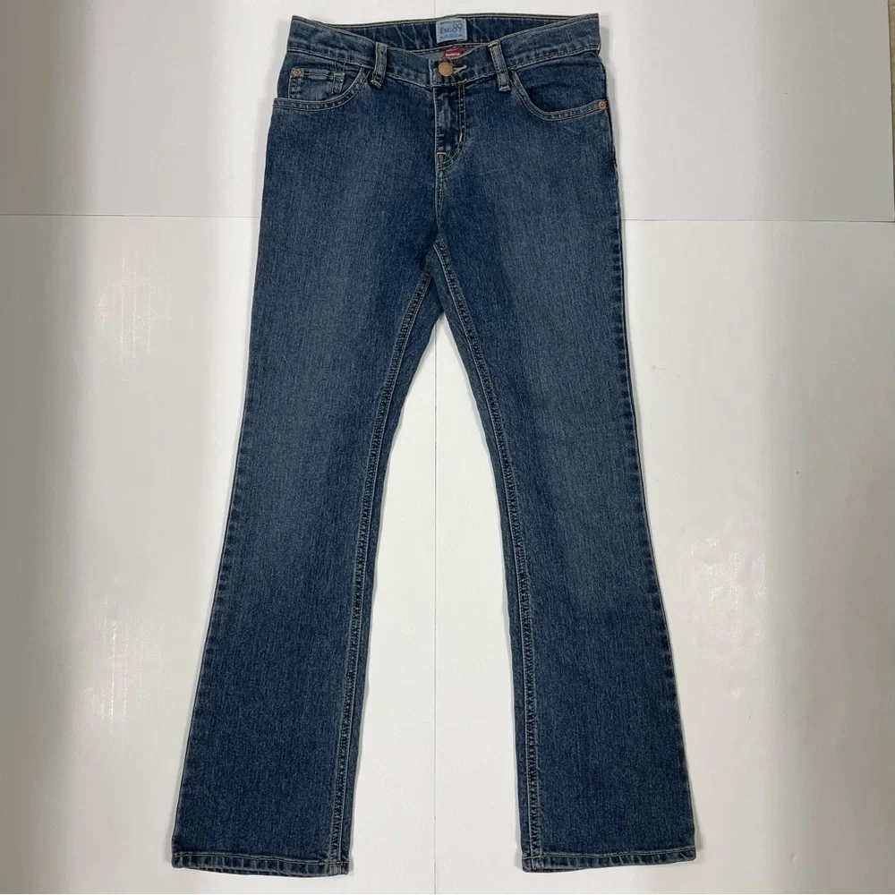 The Children’s Place Bootcut Adjustable Waist Girls Blue Jeans Size 12